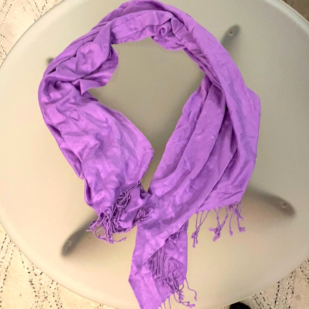 Lavender scarf